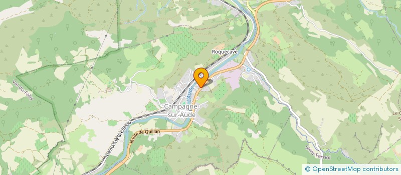 localisation de l'entreprise GALILODIE  CAMPAGNE-SUR-AUDE