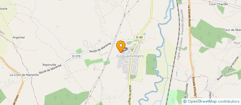 localisation de l'entreprise GALILOULOU  COQUAINVILLIERS