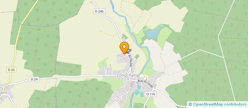 localisation de l'entreprise GALIMA EC  LONGCHAMP