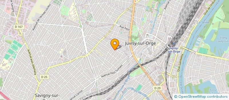 localisation de l'entreprise GALIMAR  SAVIGNY-SUR-ORGE