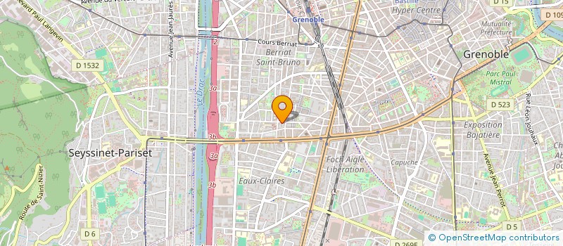 localisation de l'entreprise GALINA à GRENOBLE