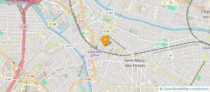 localisation de l'entreprise GALINAT à SAINT-MAUR-DES-FOSSES