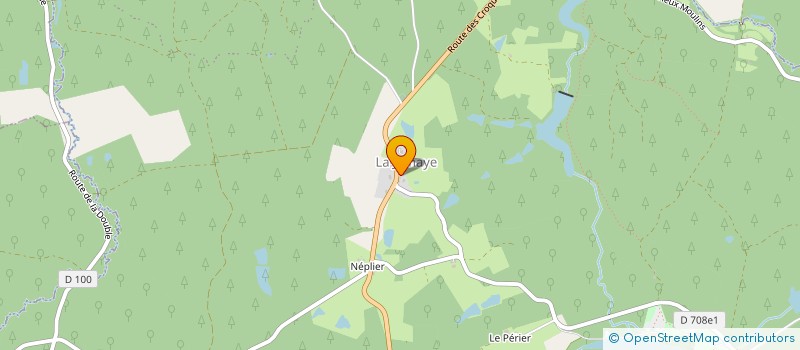 localisation de l'entreprise GALINEAU MONIQUE ET PIERRE  LA JEMAYE-PONTEYRAUD