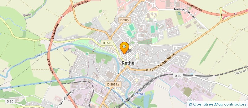 localisation de l'entreprise GALINEO  RETHEL