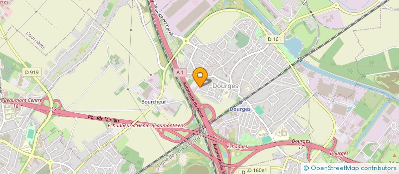 localisation de l'entreprise GALINEOS  DOURGES