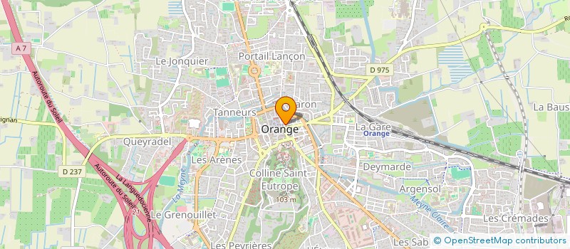 localisation de l'entreprise GALINETTE 2  ORANGE