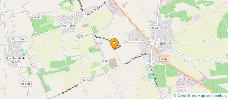 localisation de l'entreprise GALINETTE  SAINT-ANDIOL