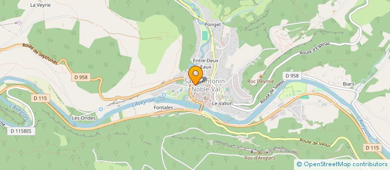 localisation de l'entreprise GALINETTE  SAINT-ANTONIN-NOBLE-VAL