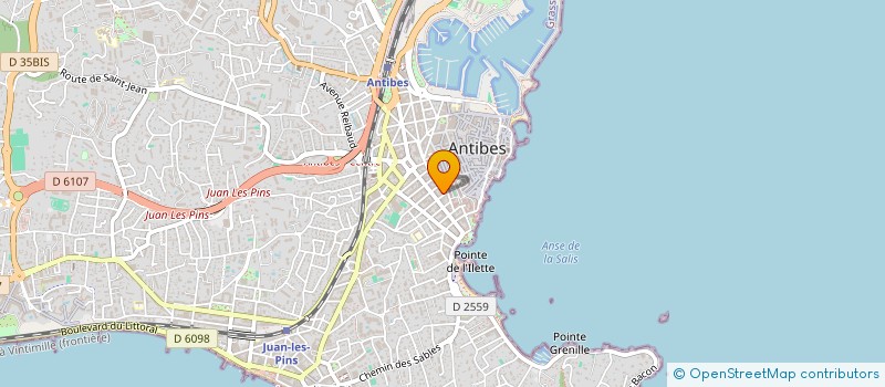 localisation de l'entreprise GALINETTE ET DIODON à ANTIBES