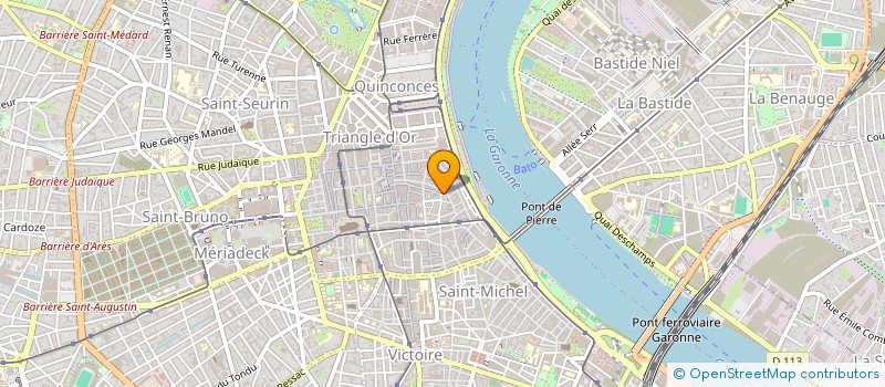 localisation de l'entreprise GALINETTE ET ROUFLAQUETTE  BORDEAUX