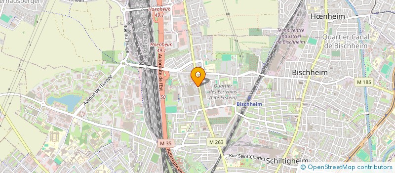 localisation de l'entreprise GALINI FORMATION  SCHILTIGHEIM