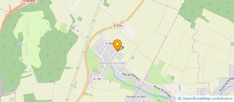 localisation de l'entreprise GALINIER  NORGES-LA-VILLE