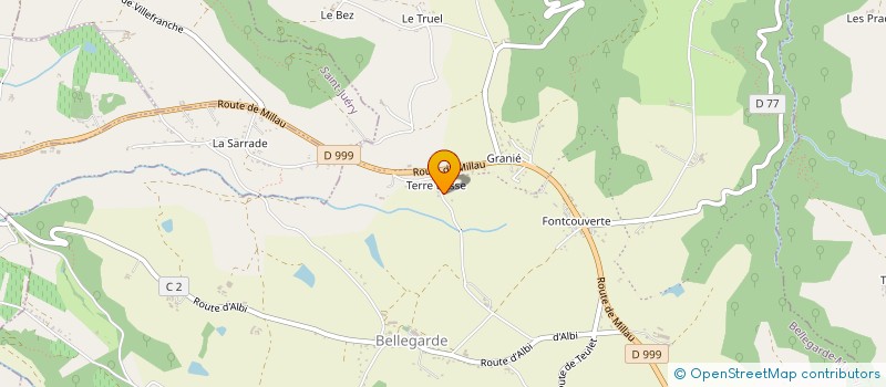 localisation de l'entreprise GALINIER-RATIER  VILLEFRANCHE D'ALBIGEOIS