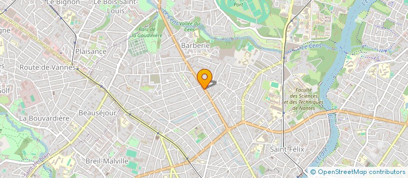 localisation de l'entreprise GALINOJIC à NANTES