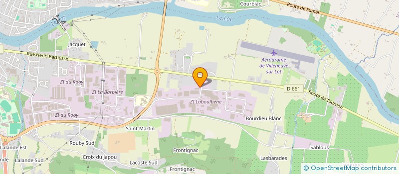 localisation de l'entreprise GALINOU PARTICIPATION ENERGIES  VILLENEUVE-SUR-LOT