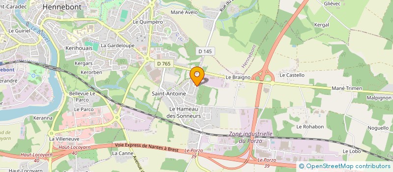 localisation de l'entreprise GALION à KERVIGNAC