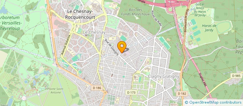 localisation de l'entreprise GALION  LE CHESNAY-ROCQUENCOURT