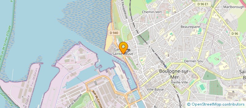 localisation de l'entreprise GALION MDB  BOULOGNE-SUR-MER