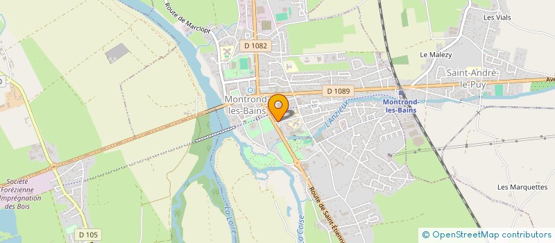 localisation de l'entreprise GALIOSA  MONTROND-LES-BAINS