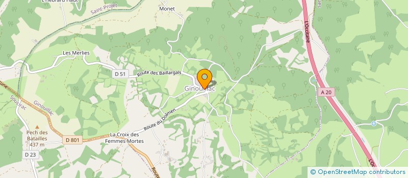 localisation de l'entreprise GALIOT IOP  GINOUILLAC