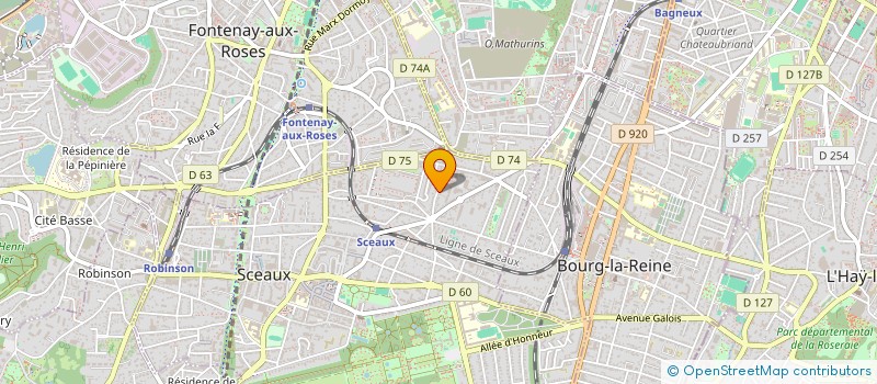 localisation de l'entreprise GALIPAC à SCEAUX