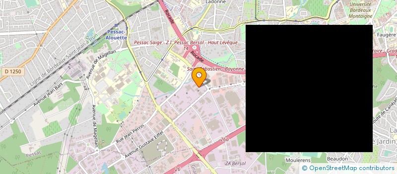 localisation de l'entreprise GALIPATTES 33 à PESSAC
