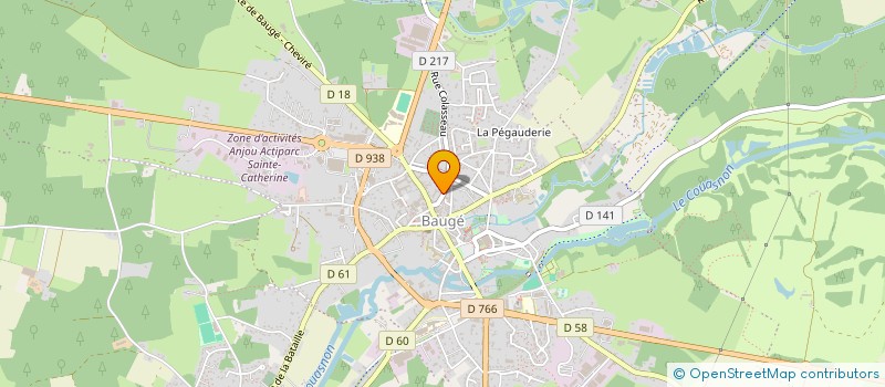localisation de l'entreprise GALIPETTE à BAUGE-EN-ANJOU