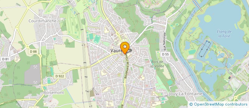 localisation de l'entreprise GALIPETTE  VAUREAL