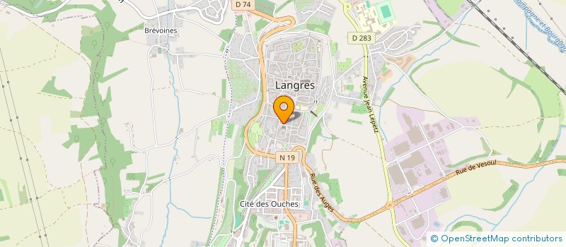 localisation de l'entreprise GALIPFJL à LANGRES