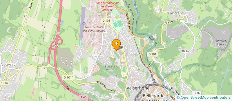 localisation de l'entreprise GALIROM à VALSERHONE