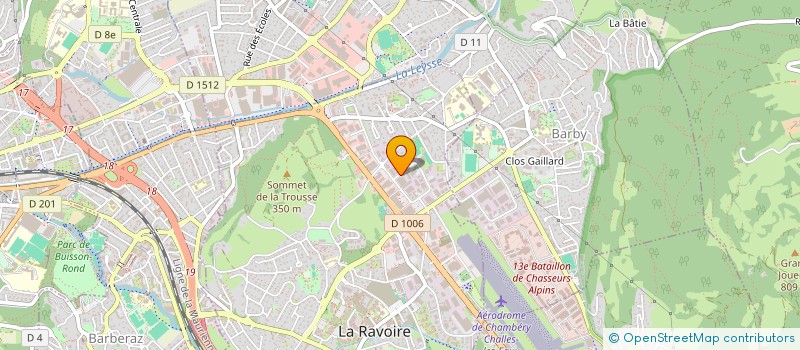 localisation de l'entreprise GALIS  LA RAVOIRE