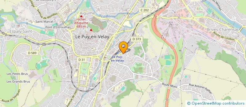 localisation de l'entreprise GALIS  LE PUY-EN-VELAY