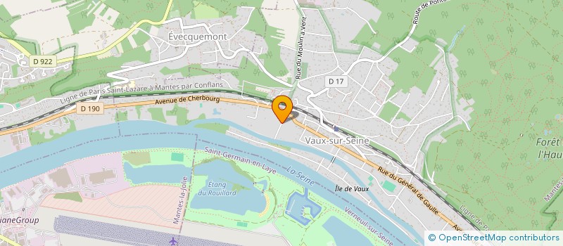 localisation de l'entreprise GALIS CONSULTING  VAUX-SUR-SEINE