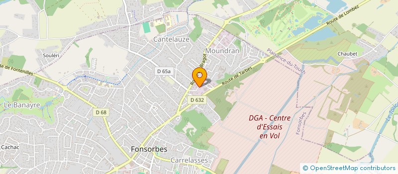 localisation de l'entreprise GALISE  FONSORBES