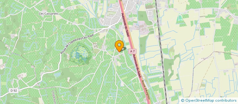 localisation de l'entreprise GALISSARD SEBASTIEN  COURTHEZON