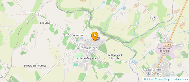 localisation de l'entreprise GALISSON  LA REMAUDIERE