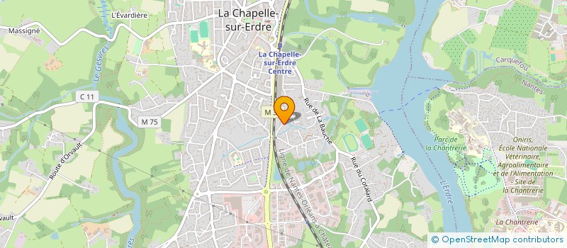 localisation de l'entreprise GALISSONNIERE EVENT  LA CHAPELLE-SUR-ERDRE