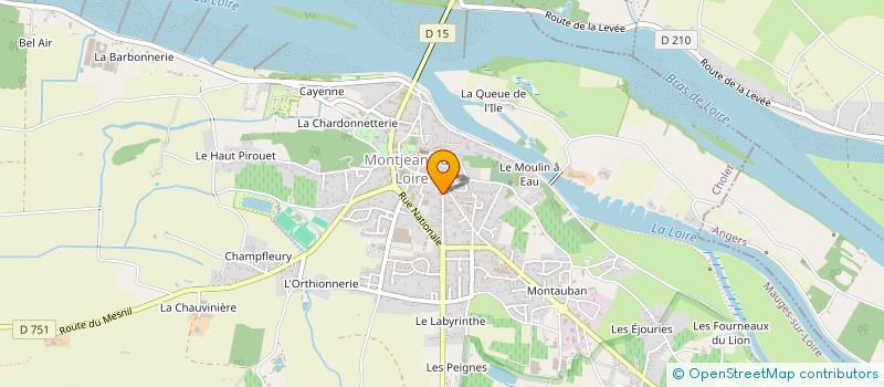 localisation de l'entreprise GALITI  MAUGES-SUR-LOIRE