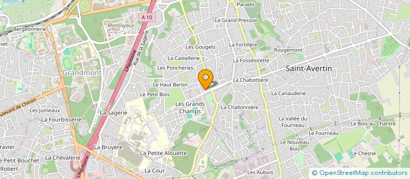 localisation de l'entreprise GALIX  SAINT-AVERTIN