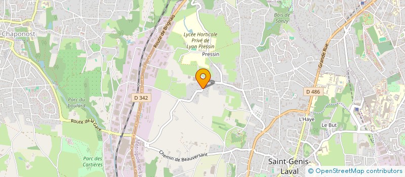 localisation de l'entreprise GALIX SARL  SAINT-GENIS-LAVAL