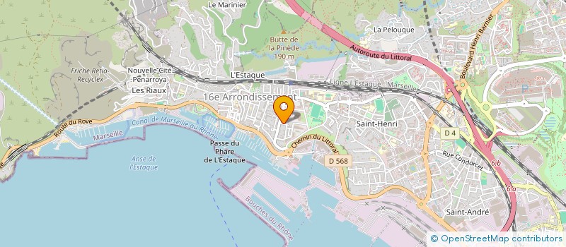 localisation de l'entreprise GALIX SEA FOODS PRODUCTION à MARSEILLE 16EME