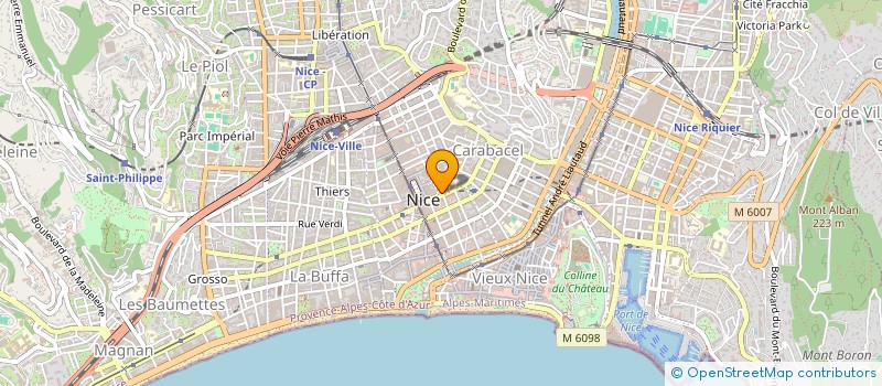 localisation de l'entreprise GALLA PLACIDIA à NICE