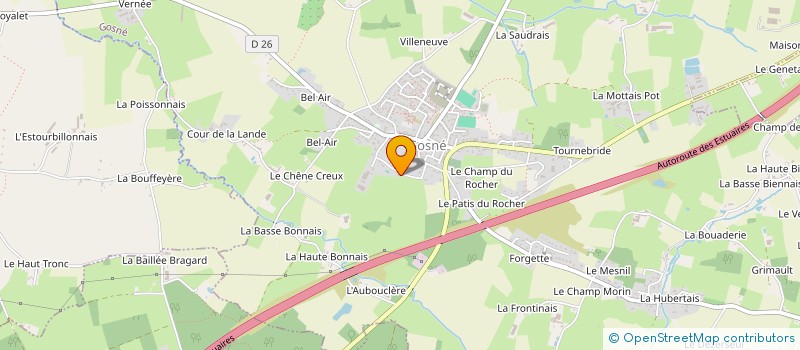 localisation de l'entreprise GALLAIS N'CO  GOSNE