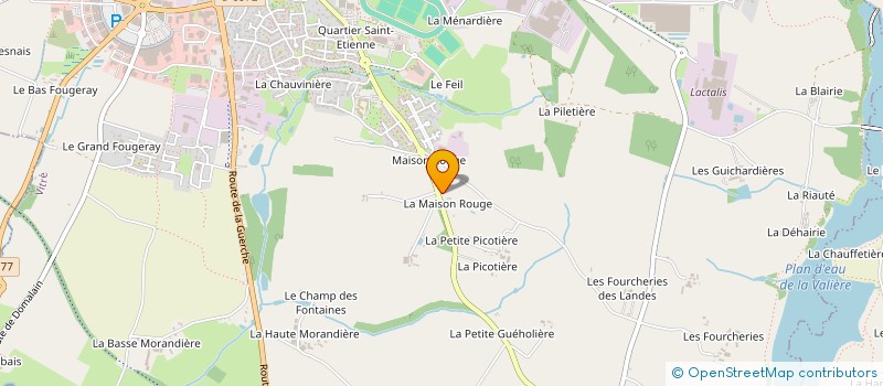 localisation de l'entreprise GALLAIS PIERRE-YVES  VITRE