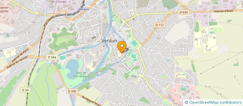 localisation de l'entreprise GALLAND PARK à VERDUN
