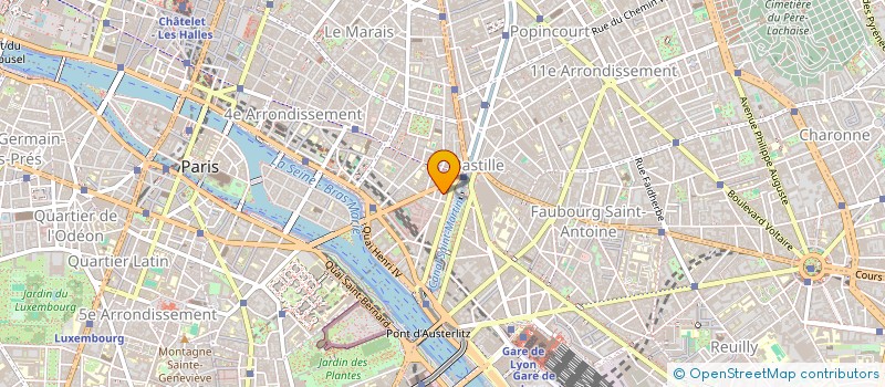 localisation de l'entreprise GALLAND RUBIN à PARIS