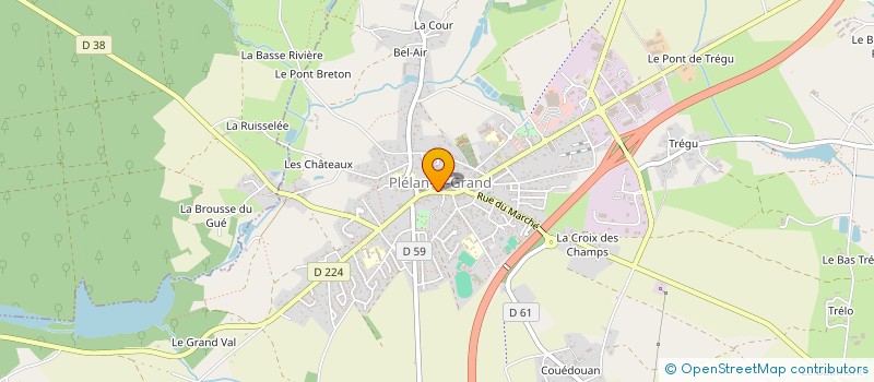 localisation de l'entreprise GALLANT-ROBIN  PLELAN-LE-GRAND