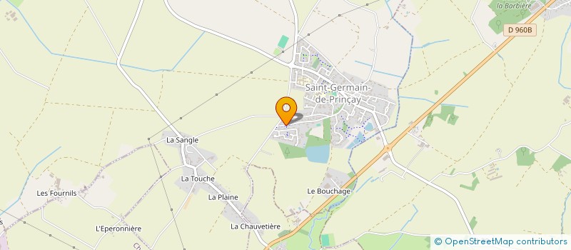 localisation de l'entreprise GALLARD  SAINT-GERMAIN-DE-PRINCAY