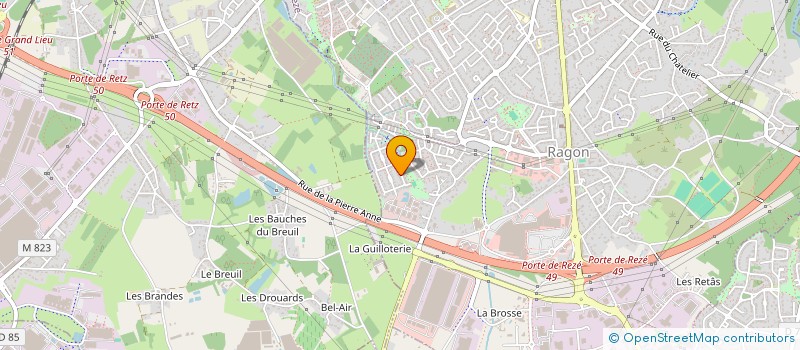 localisation de l'entreprise GALLARD CYRIL à REZE