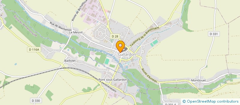 localisation de l'entreprise GALLARDON AUDITION à GALLARDON